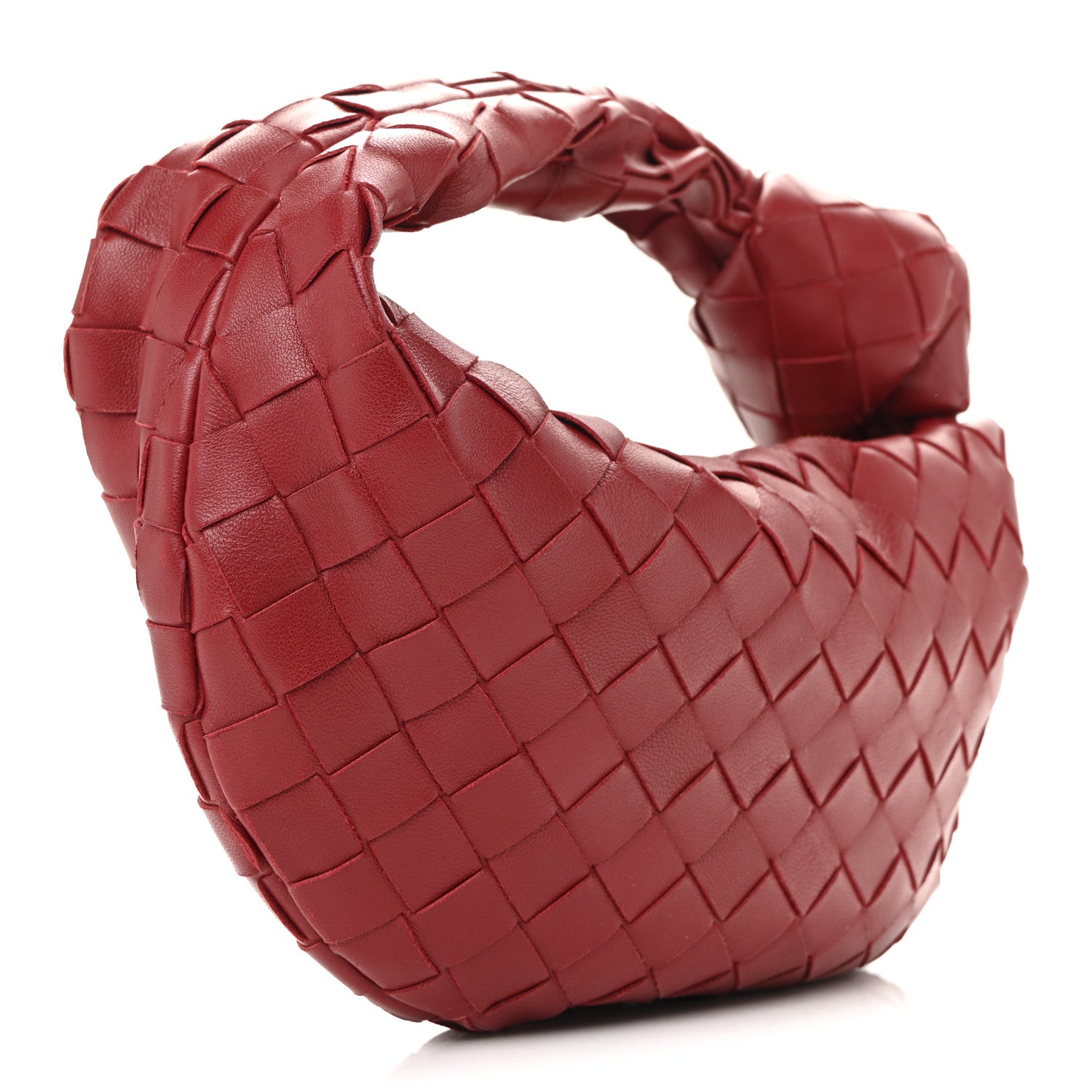 Bottega Veneta Nappa Intrecciato Mini Jodie Dark Red 3 of 11