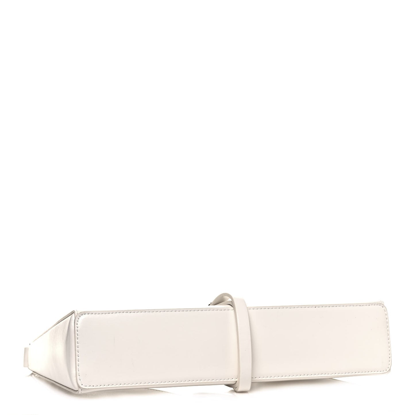 Box Calfskin Small Cut Out Shoulder Bag Ivory