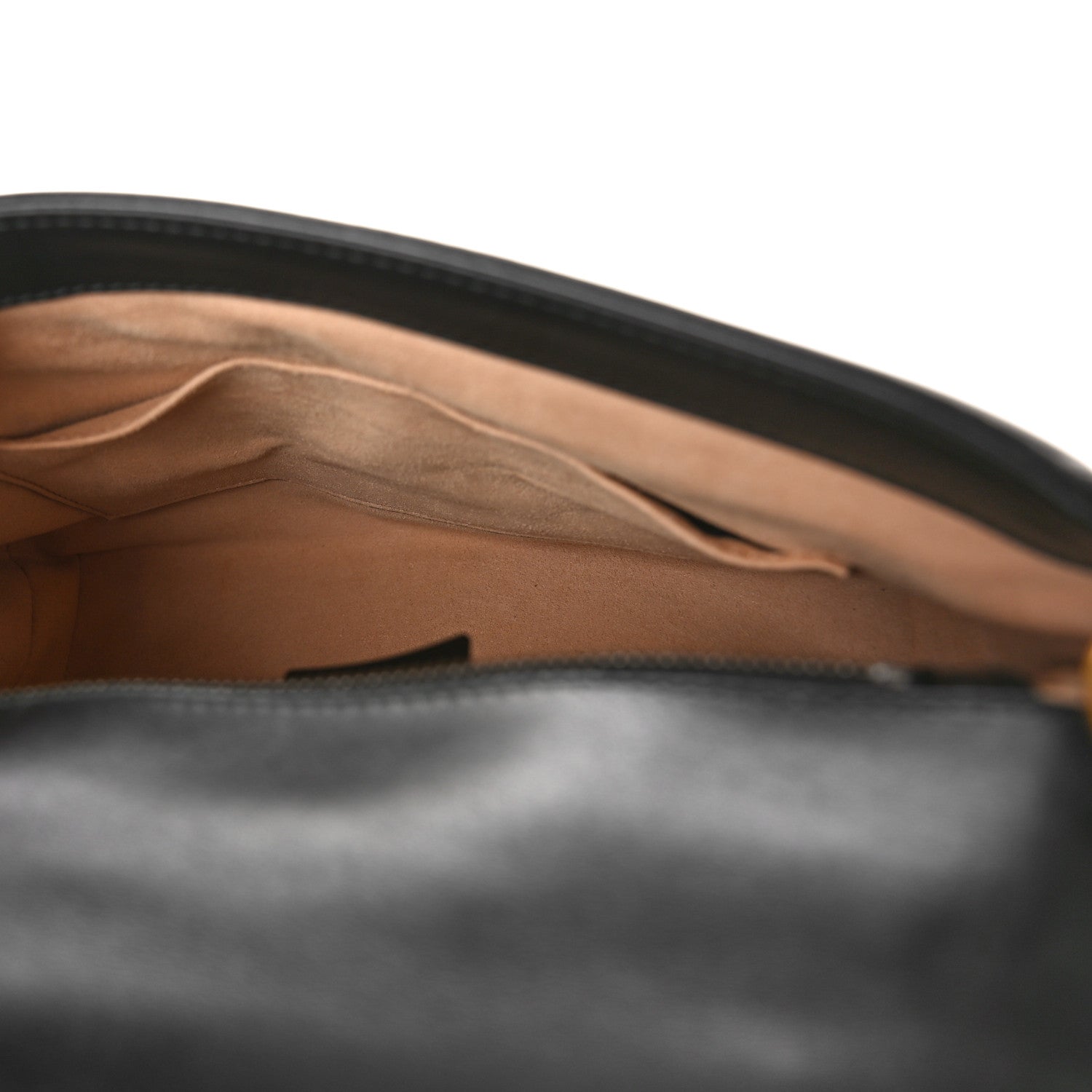 Gucci Calfskin Matelasse Small GG Marmont Top Handle Shoulder Bag Black 5 of 9