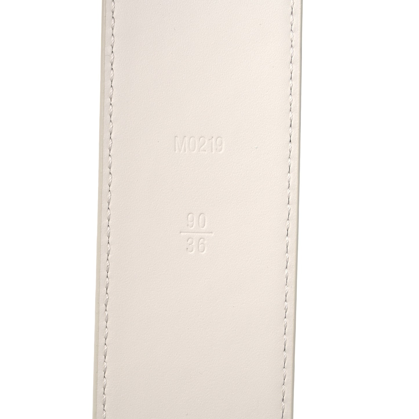 PVC Monogram 40mm LV Initiales Reversible Belt 90 36 Iridescent Prism