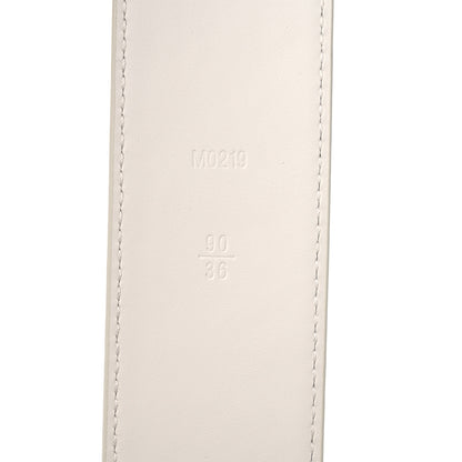 Louis Vuitton PVC Monogram 40mm LV Initiales Reversible Belt 90 36 Iridescent Prism 3 of 6