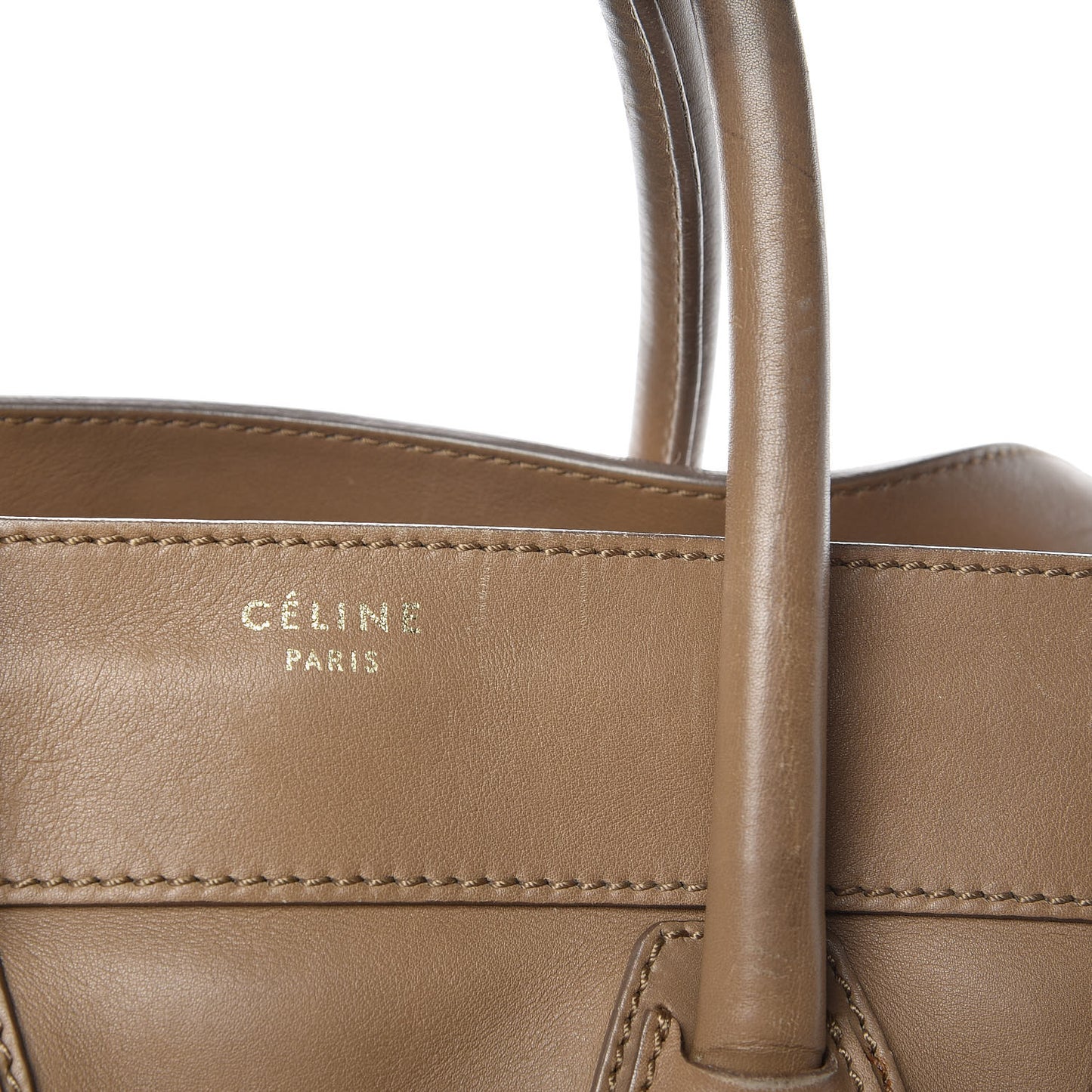 Smooth Calfskin Mini Luggage Camel
