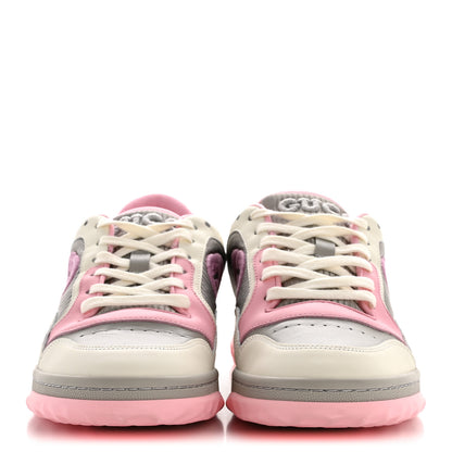 Gucci Dali Soft Calfskin Womens Mac80 Sneakers 38.5 Off White Grey Sky Light Rose 3 of 12