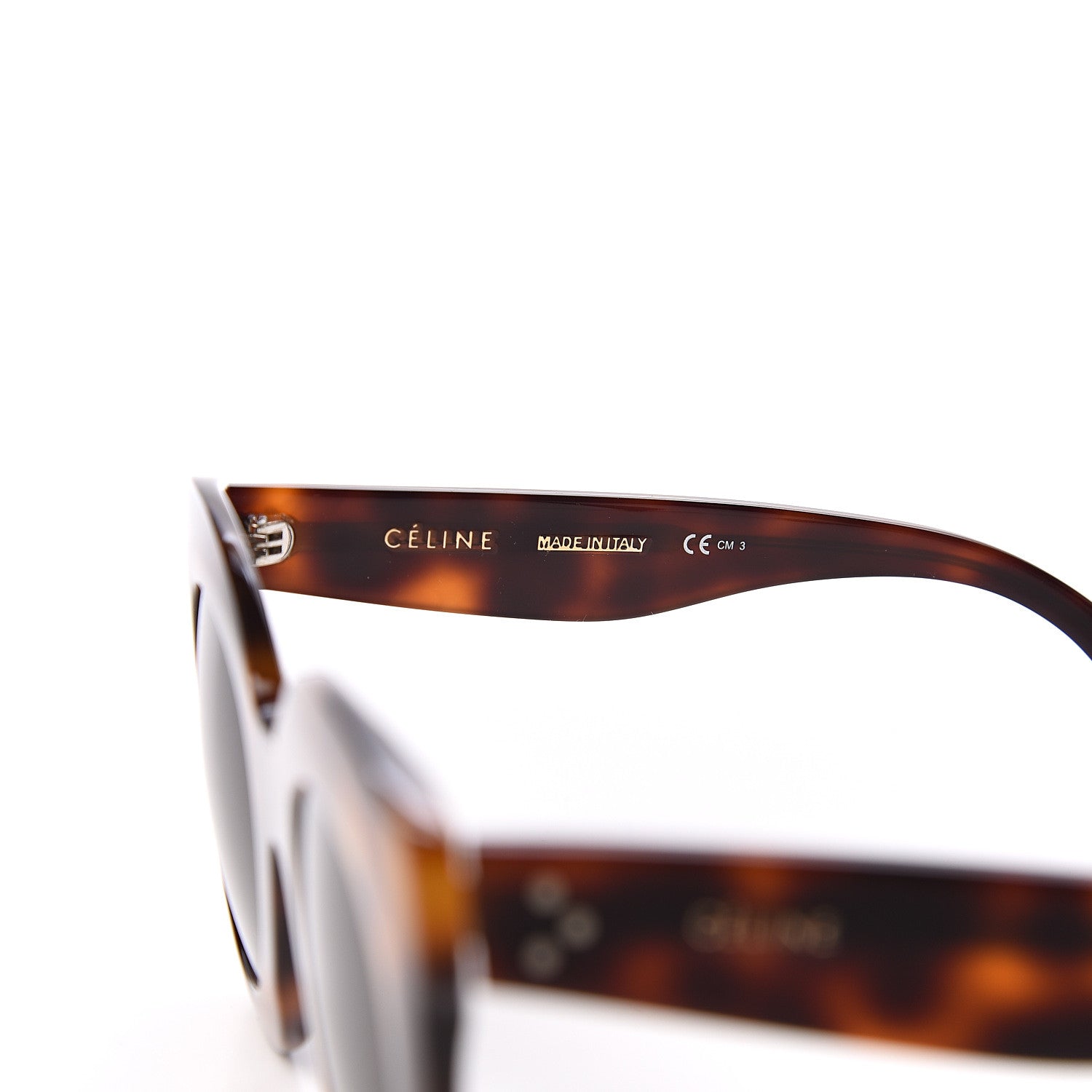 Celine Acetate Marta Sunglasses CL 41093/S Tortoise 6 of 8