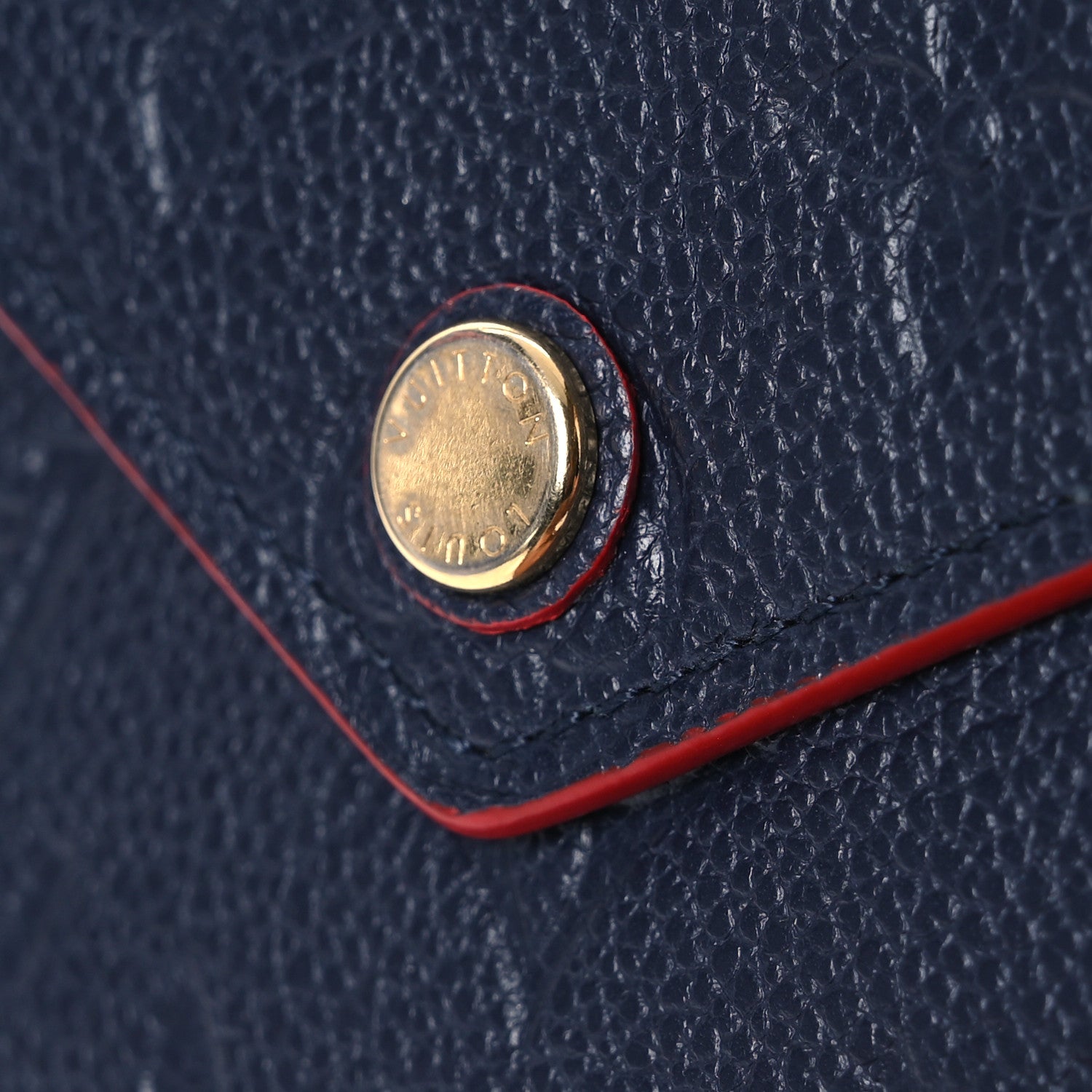 Louis Vuitton Empreinte Victorine Wallet Marine Rouge 9 of 10