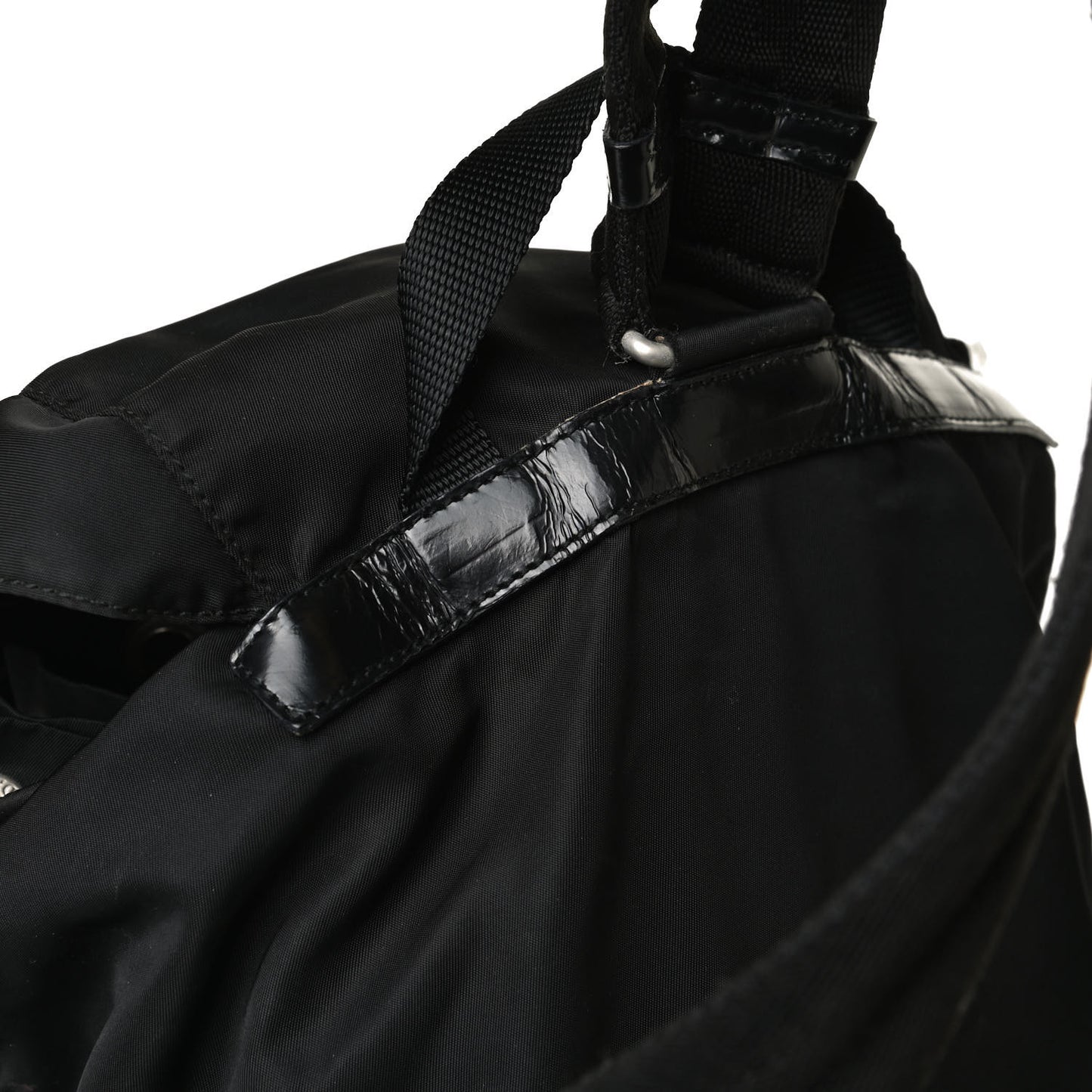 Tessuto Nylon Small Backpack Black