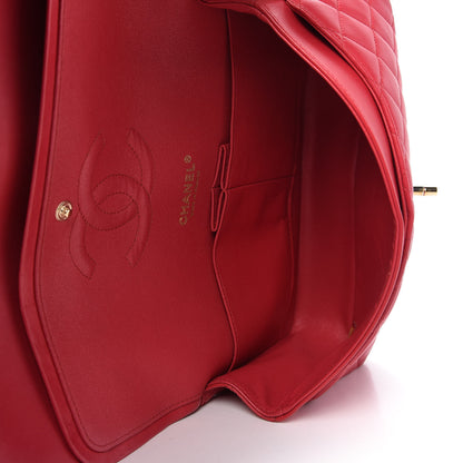 Chanel Lambskin Quilted Medium Double Flap Red 5 of 10
