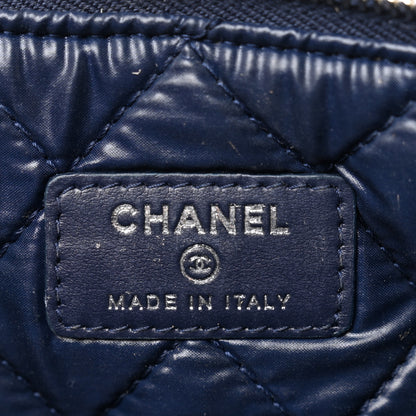 Chanel Caviar Quilted Cosmetic Case Navy 6 of 9