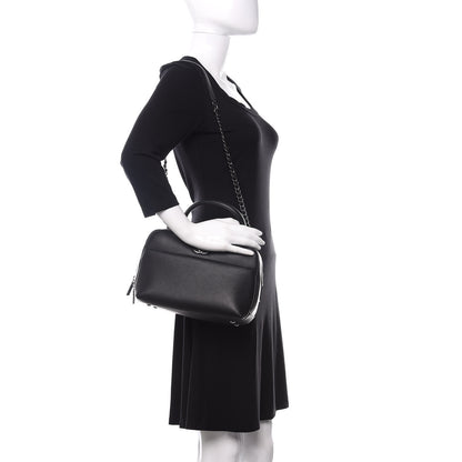 Chanel Calfskin Small Trendy CC Bowling Bag Black 2 of 11