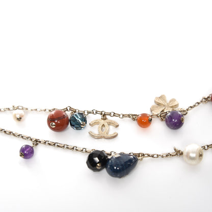 Chanel Beaded Charm CC Belt Gold Multicolor 3 of 6