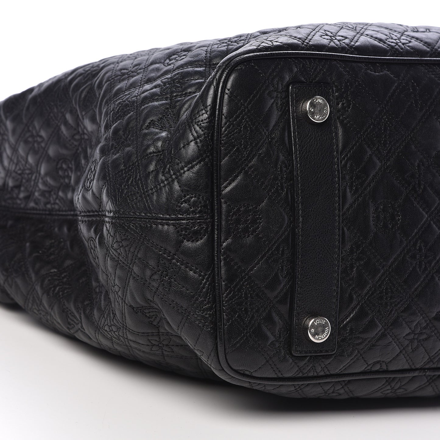 Monogram Lambskin Antheia Lilia GM Black