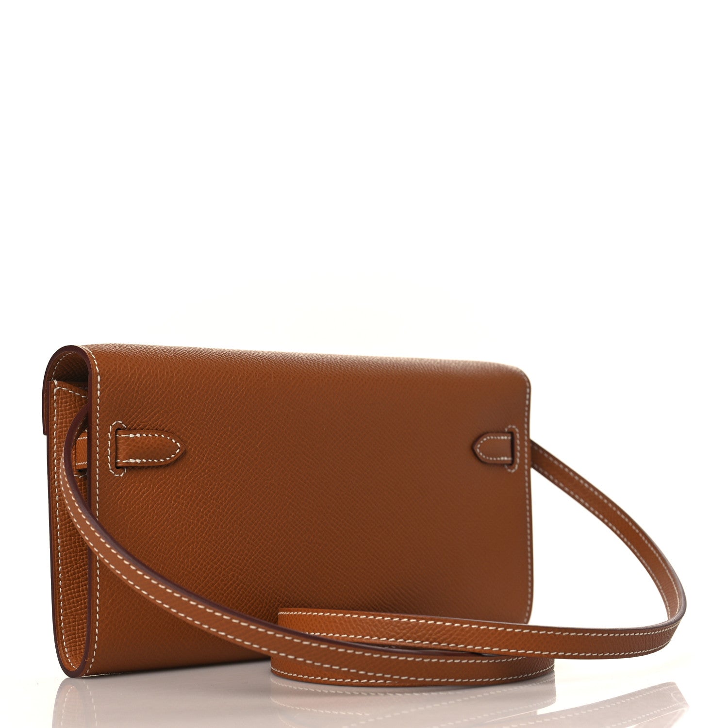 Hermes Epsom Kelly Wallet To Go Gold 3 of 10