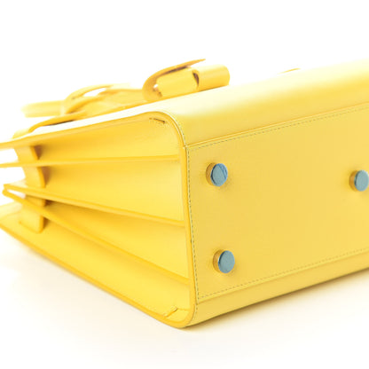 Saint Laurent Calfskin Baby Sac De Jour Yellow 8 of 9