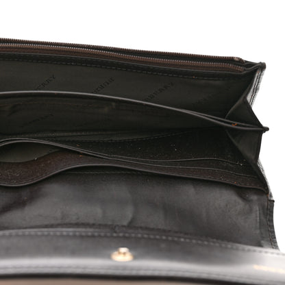 Burberry Haymarket Check Penrose Continental Wallet Brown 6 of 14