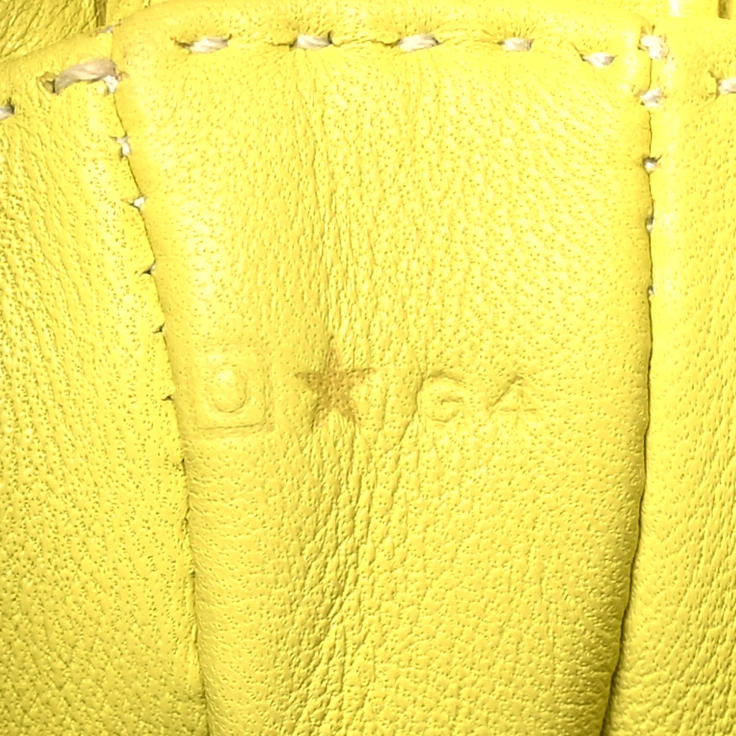 Lambskin Clou De Selle Pouch Sulphur