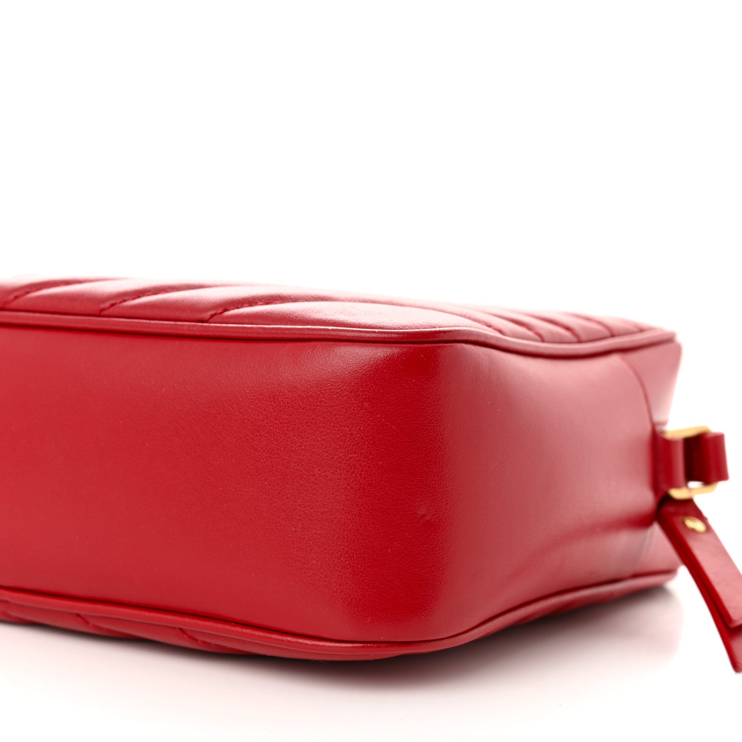 Saint Laurent Calfskin Matelasse Monogram Lou Camera Bag Opyum Red 10 of 14