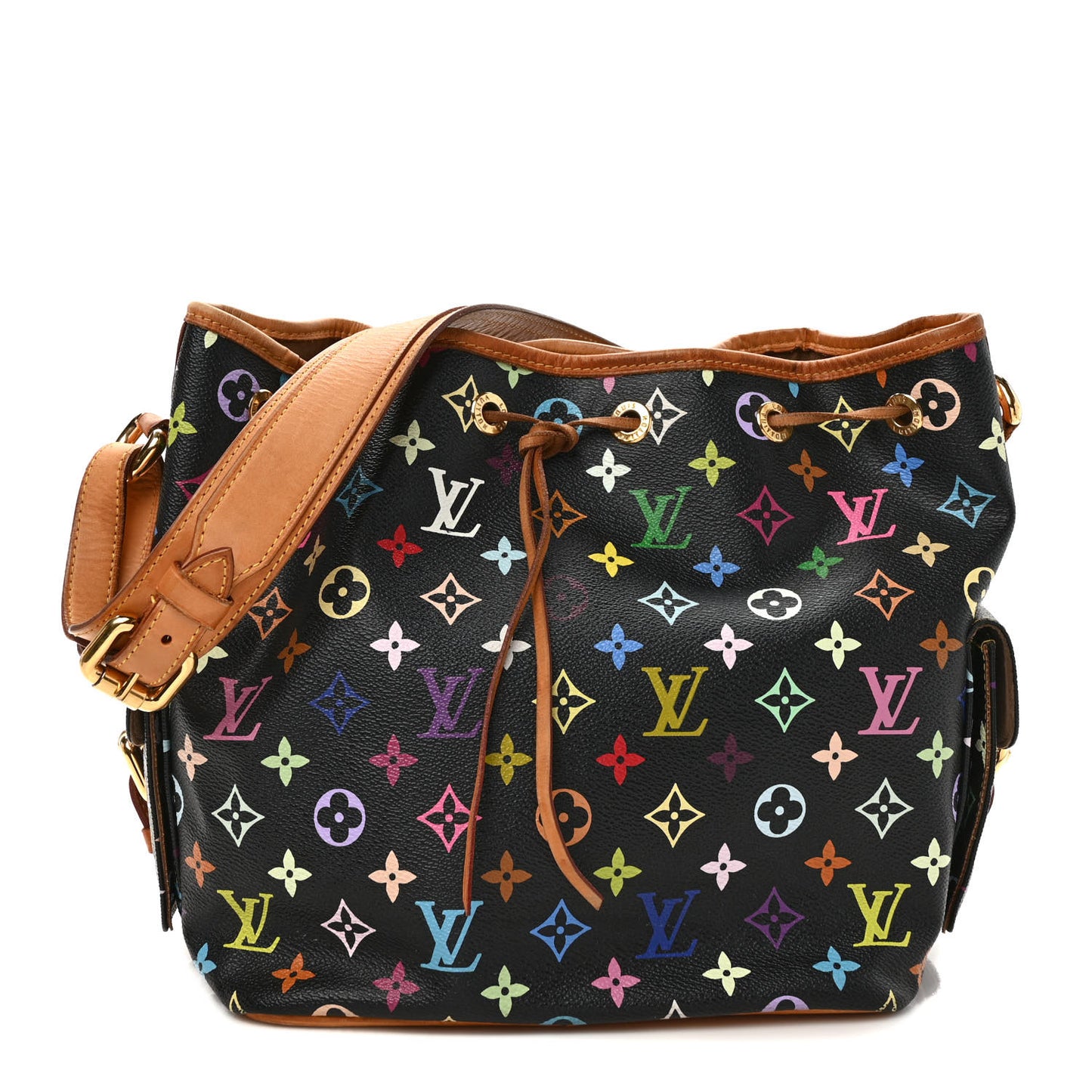 Monogram Multicolor Petit Noe Black