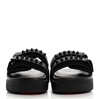 Christian Louboutin Daddy Pool Spike Sandals 38 Black 3 of 11
