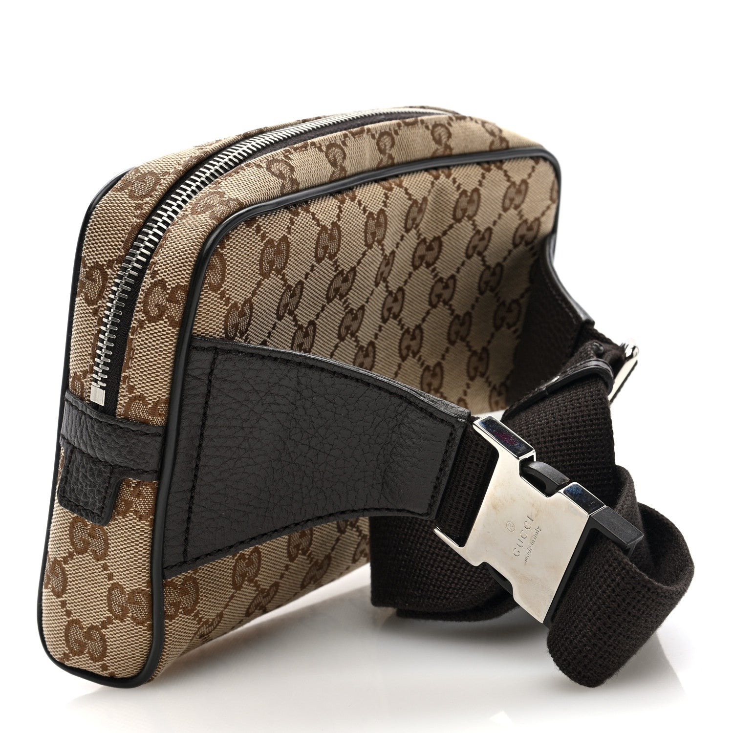 Gucci Monogram Belt Bag Dark Brown 3 of 10