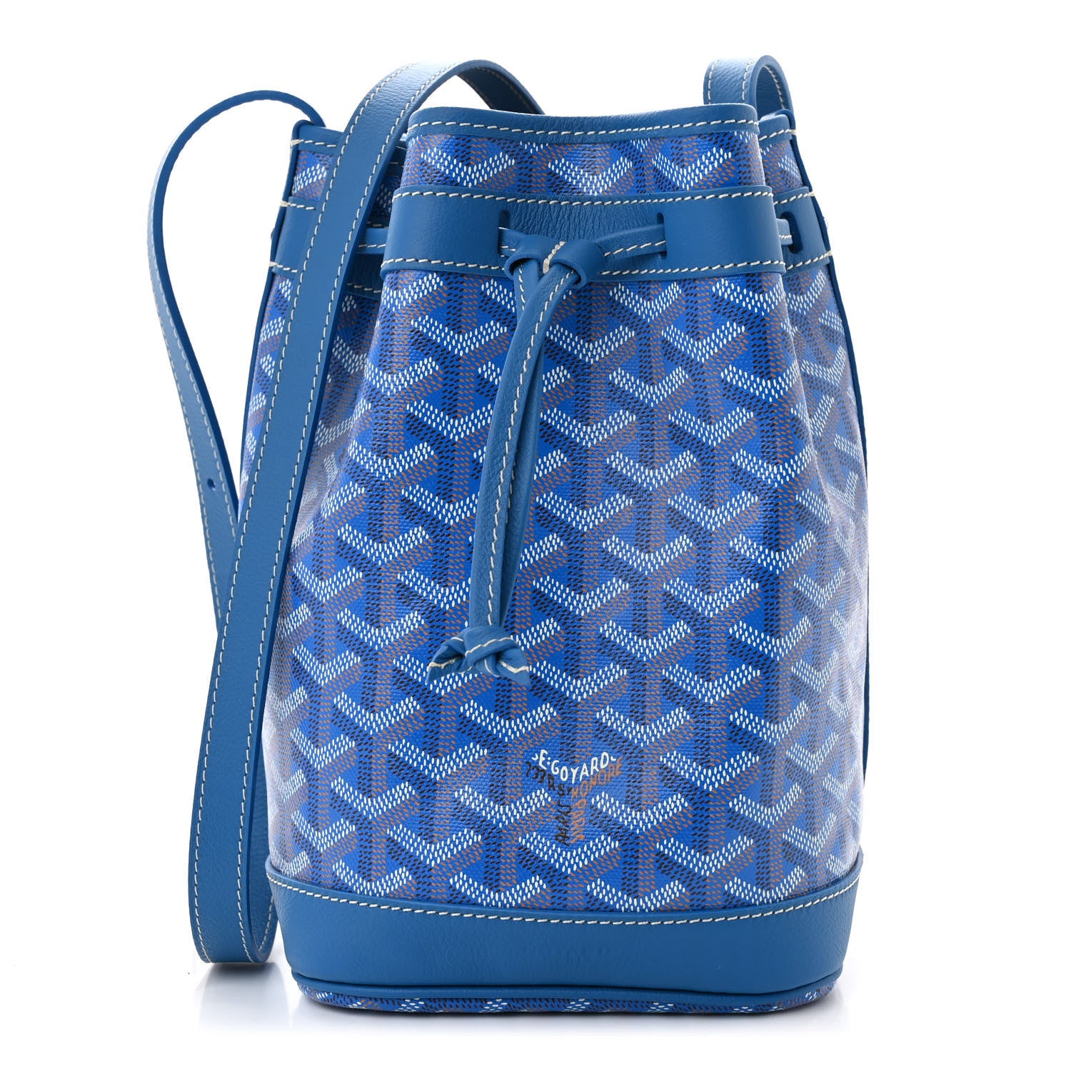 Goyard Goyardine Petit Flot Bucket Bag PM Sky Morning 1 of 9