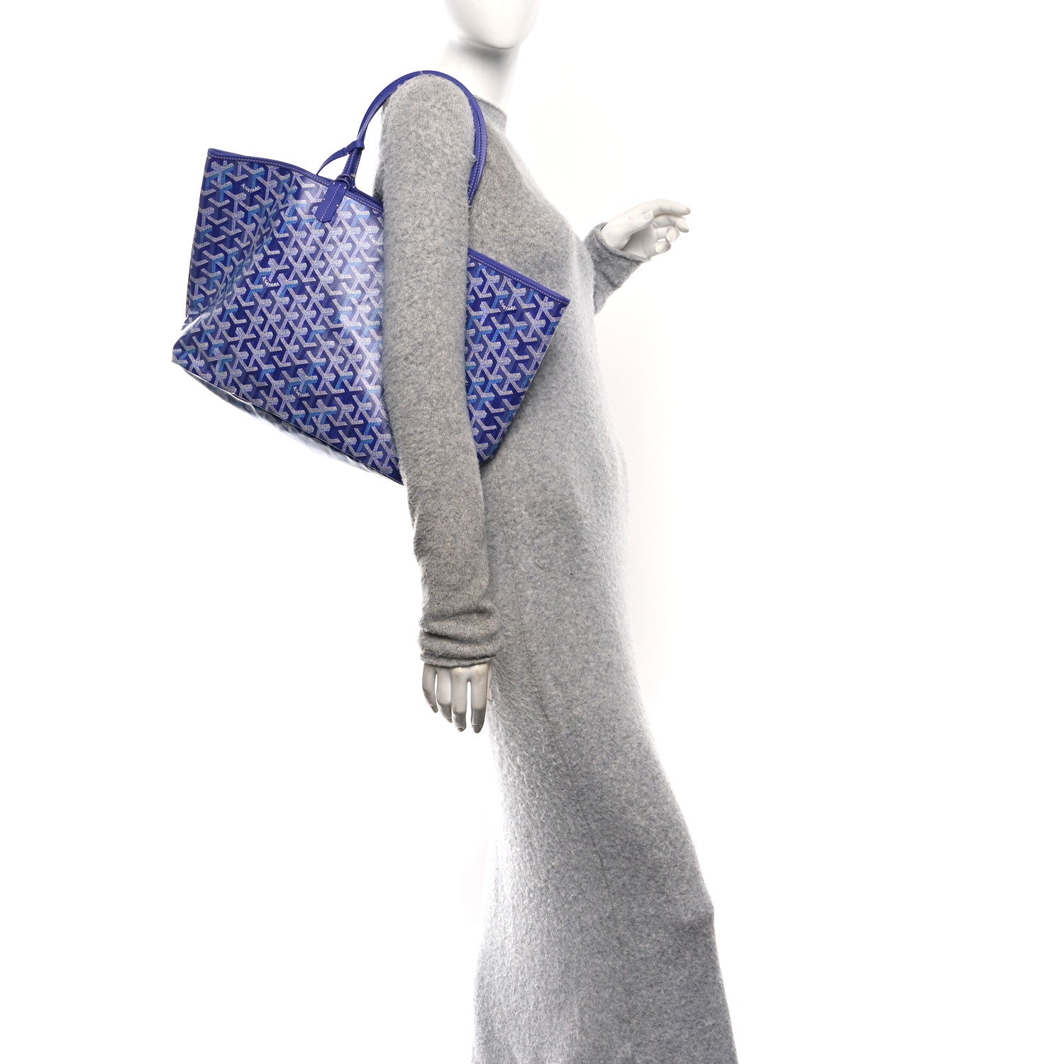 Goyard Goyardine Saint Louis PM Blueberry Purple 2 of 11