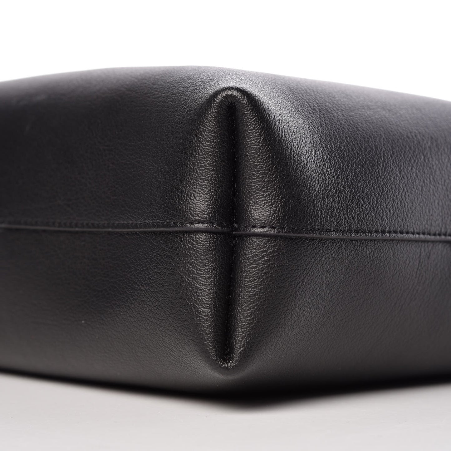 Calfskin Toy Shopping Tote Black