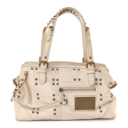 Louis Vuitton Lambskin Riveting White 1 of 15