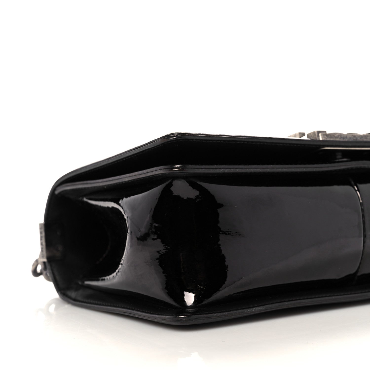 Chanel Patent Calfskin Quilted Medium Boy Flap Black 8 of 10