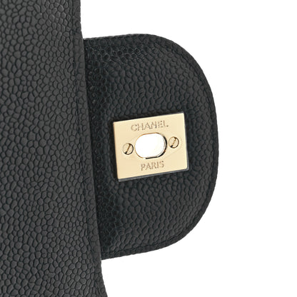 Chanel Caviar Quilted Jumbo Double Flap Black 8 of 14