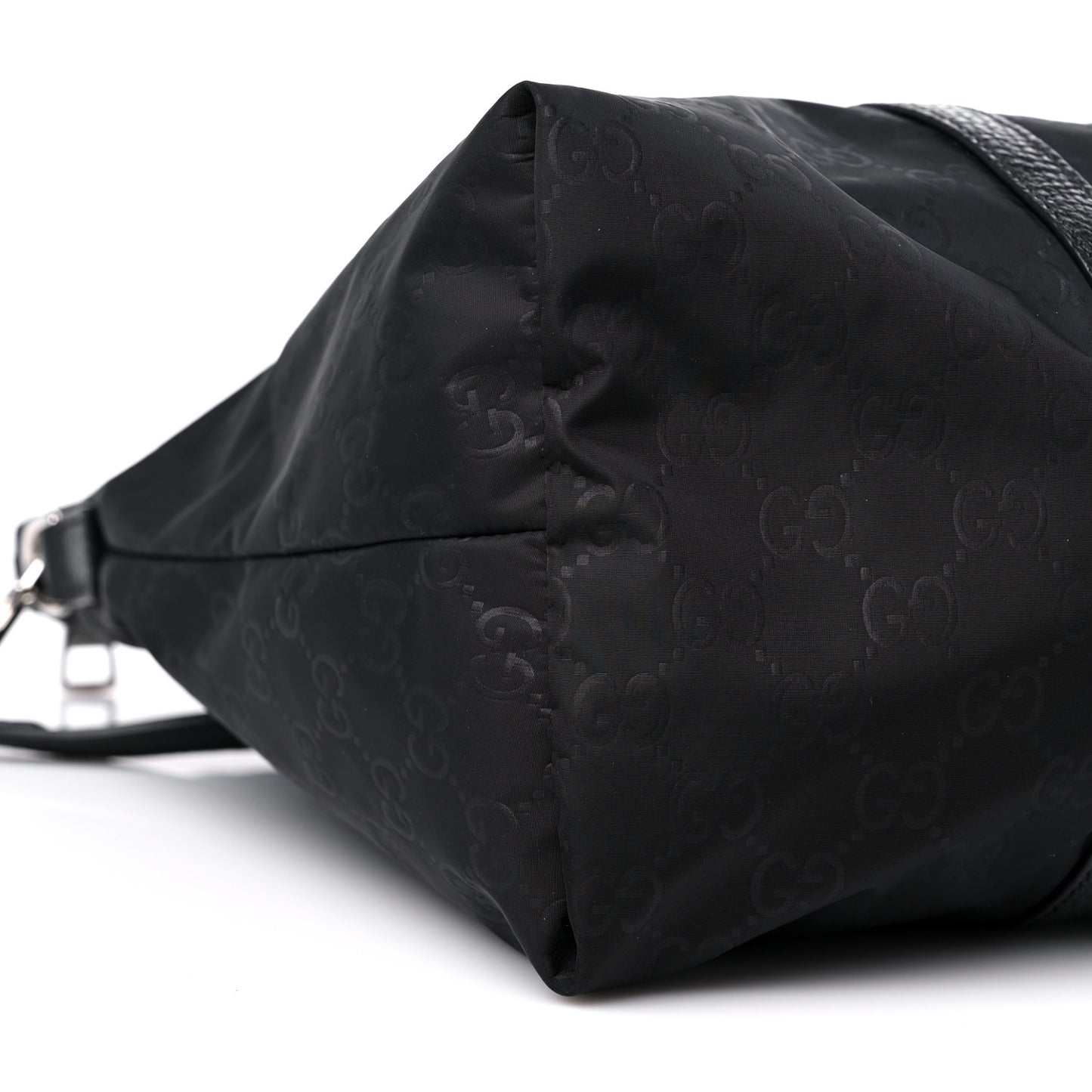 Nylon Monogram Tote Black