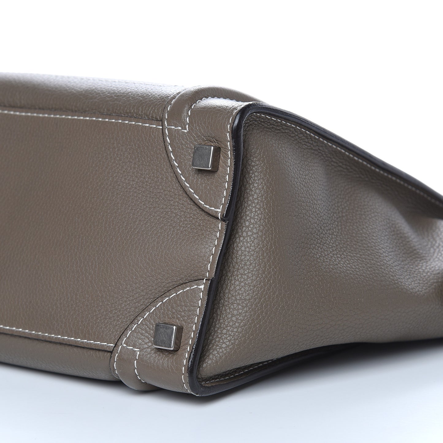Drummed Calfskin Micro Luggage Souris