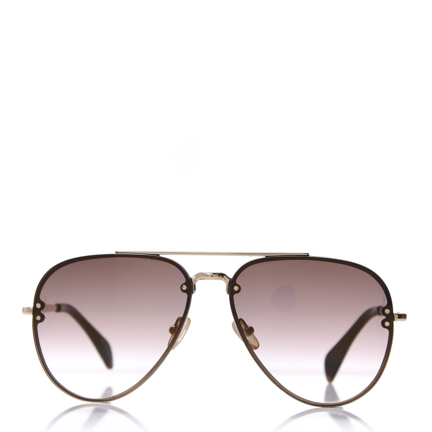 Mirror Aviator Sunglasses CL 41392/S Gold Grey
