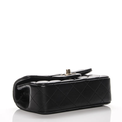 Chanel Lambskin Quilted Extra Mini Flap Black 3 of 6