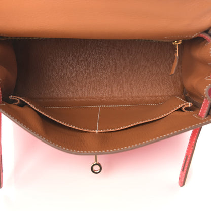Hermes Epsom Candy Kelly Retourne 28 Rose Jaipur Gold 13 of 41