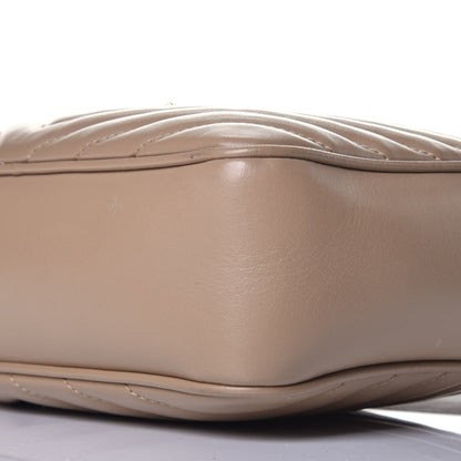 Saint Laurent Calfskin Matelasse Monogram Lou Camera Bag Dark Beige 8 of 8