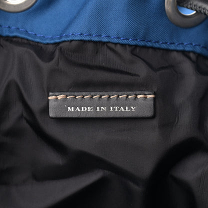 Burberry Nylon Logo Print Large Rucksack Backpack Bright Blue 7 of 14