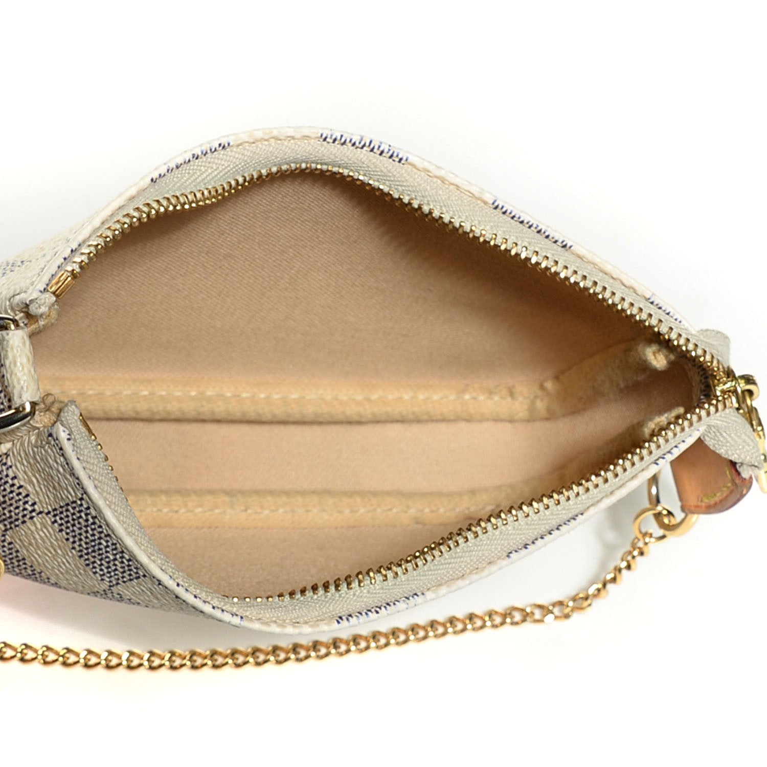 Louis Vuitton Damier Azur Mini Pochette Accessories 6 of 8