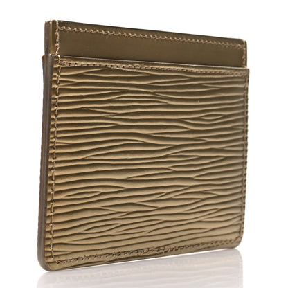 Louis Vuitton Epi Card Holder Gold 3 of 7