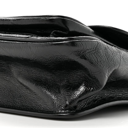 Saint Laurent Crinkled Calfskin Matelasse Monogram Medium Niki Chain Satchel Black 9 of 10