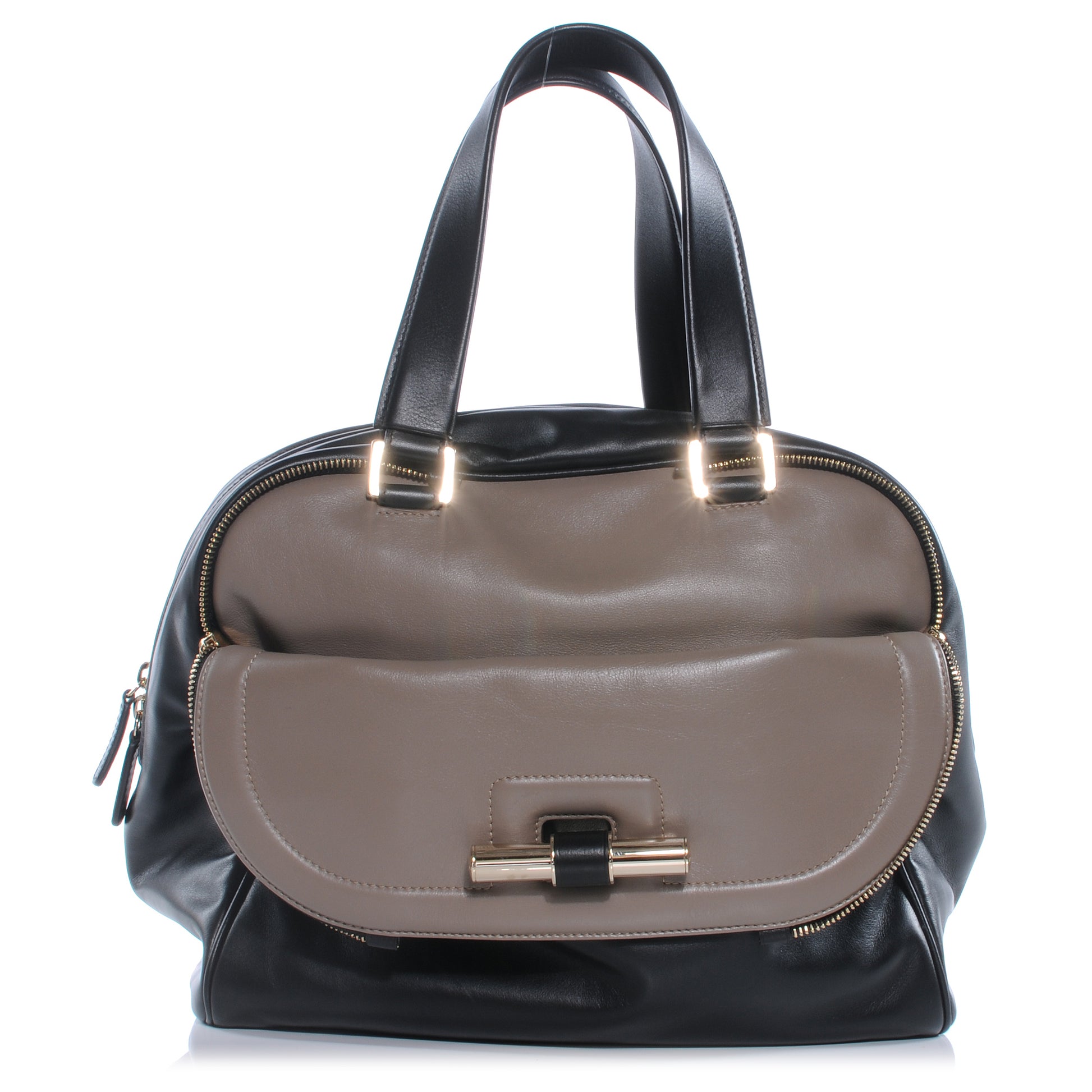Jimmy Choo Leather Colorblock Justine 1 of 7