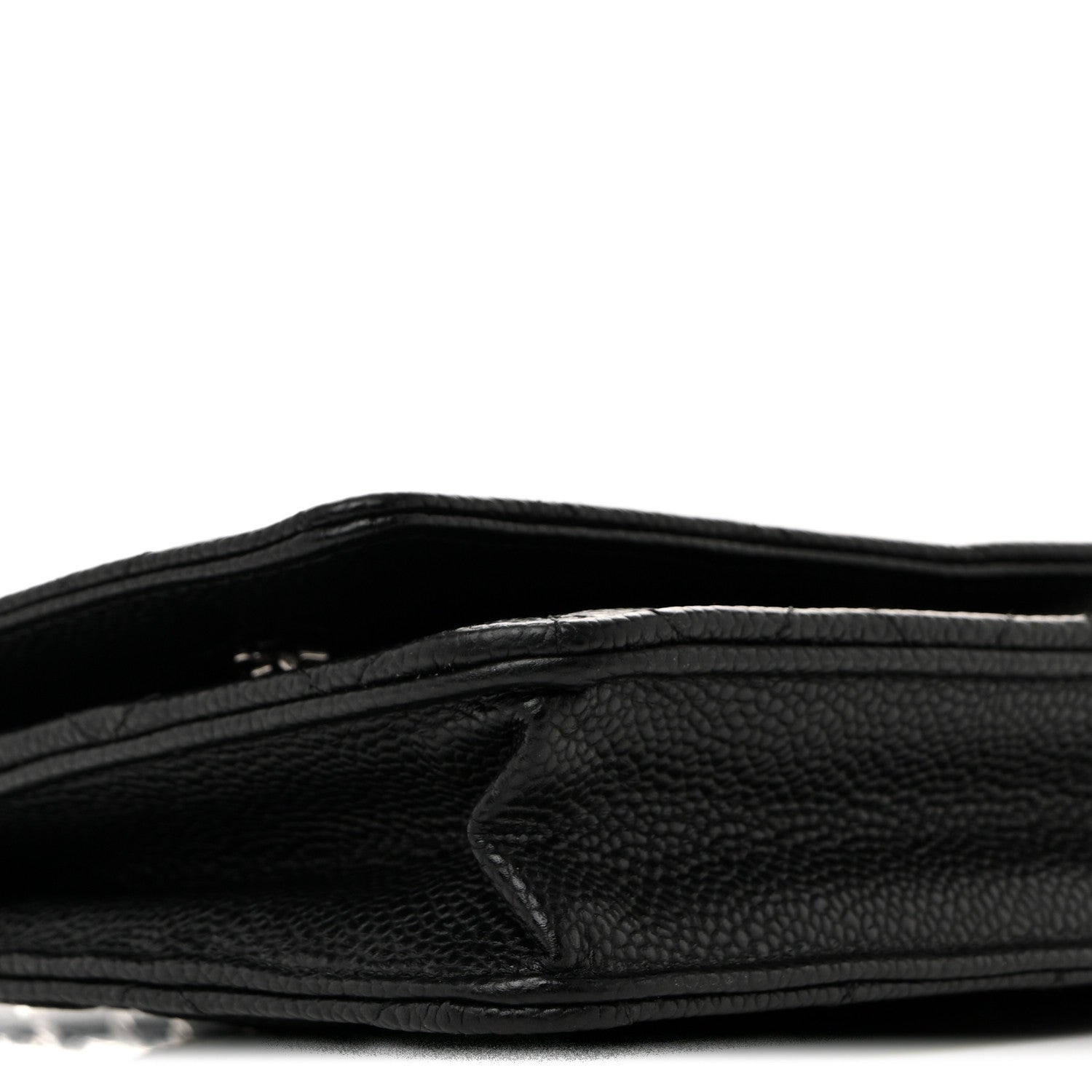 Chanel Caviar Quilted Wallet On Chain WOC Black 10 of 12