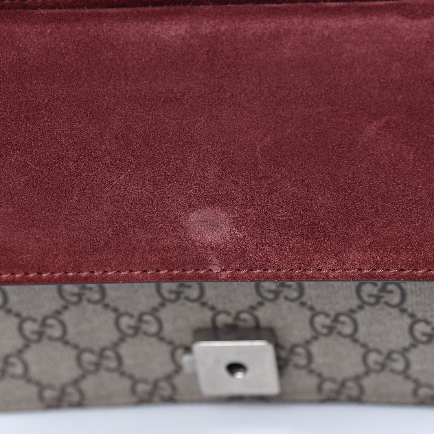 Gucci GG Supreme Monogram Blooms Small Dionysus Shoulder Bag Beige Multicolor Dry Rose 12 of 14