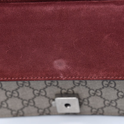 Gucci GG Supreme Monogram Blooms Small Dionysus Shoulder Bag Beige Multicolor Dry Rose 12 of 14