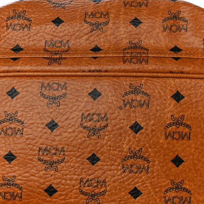 MCM Visetos Medium Sprinkle Stud Stark Backpack Cognac 11 of 25