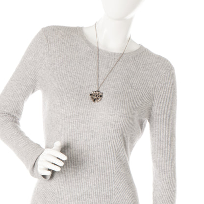 Chanel Enamel CC Pendant Necklace Black 2 of 4