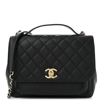 Chanel Caviar Quilted Large Business Affinity Flap Black 1 of 12