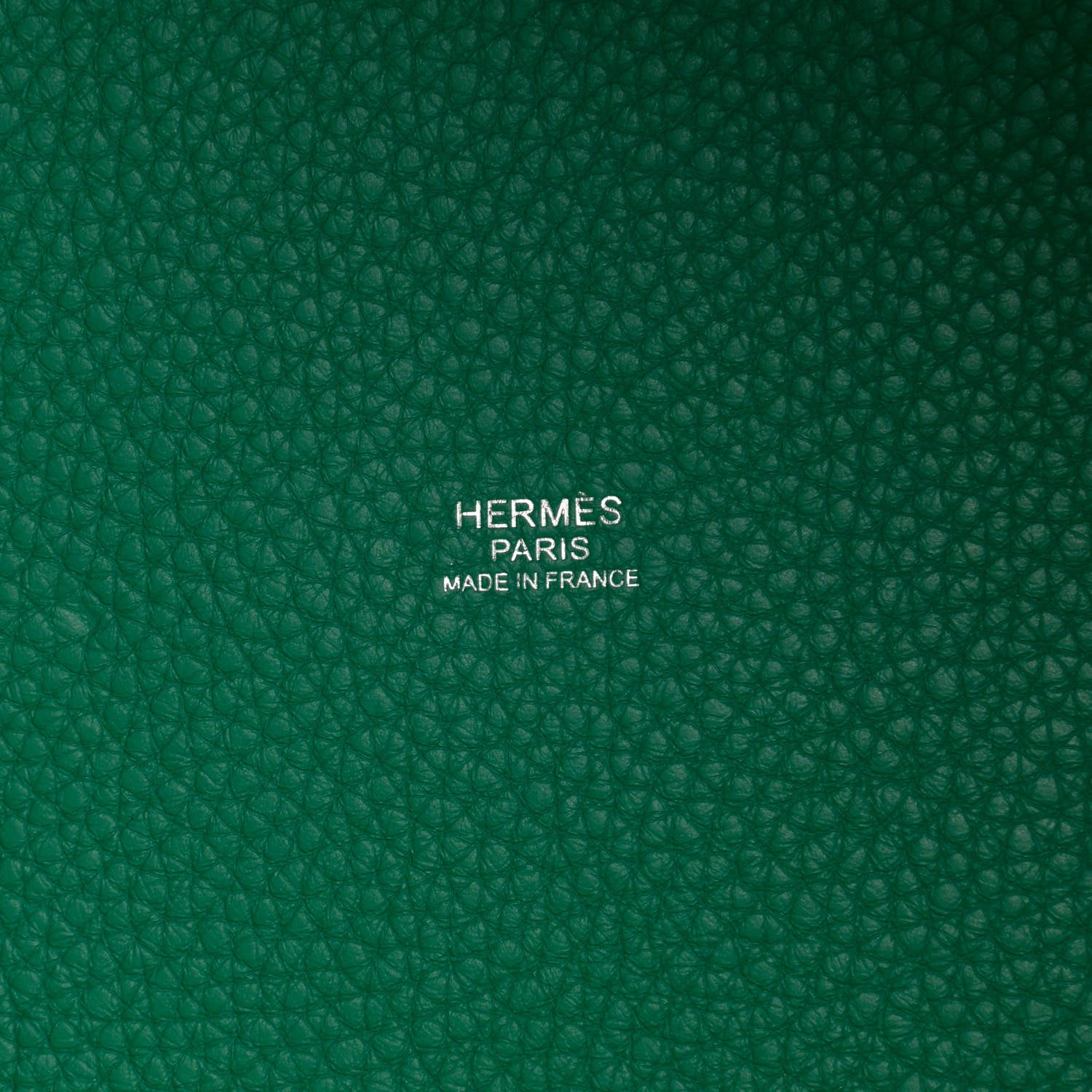 Hermes Taurillon Clemence Picotin Lock 22 MM Vert Vertigo 6 of 10