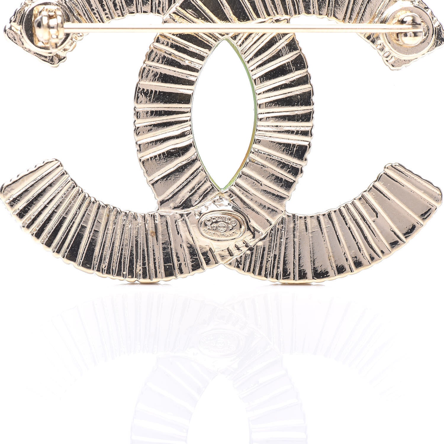 Chanel Metal CC Brooch Multicolor 4 of 4
