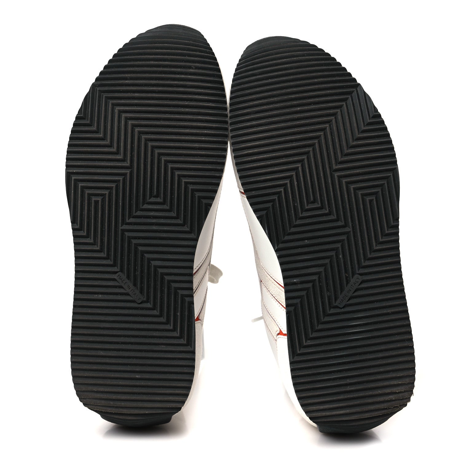 Hermes Calfskin Suede Goatskin Womens Chris Sneakers 39 White Multicolor 6 of 8
