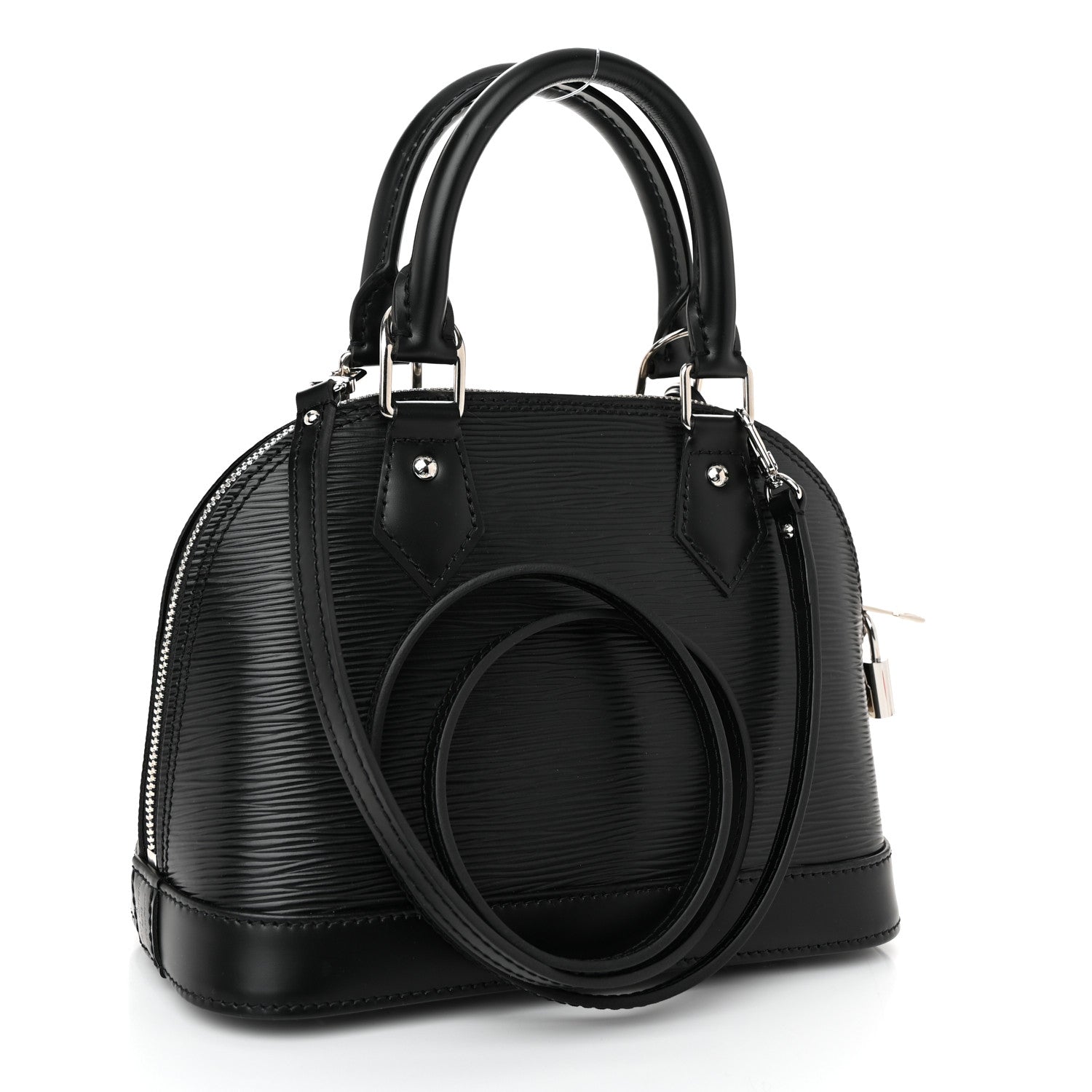 Louis Vuitton Epi Alma BB Black 3 of 9
